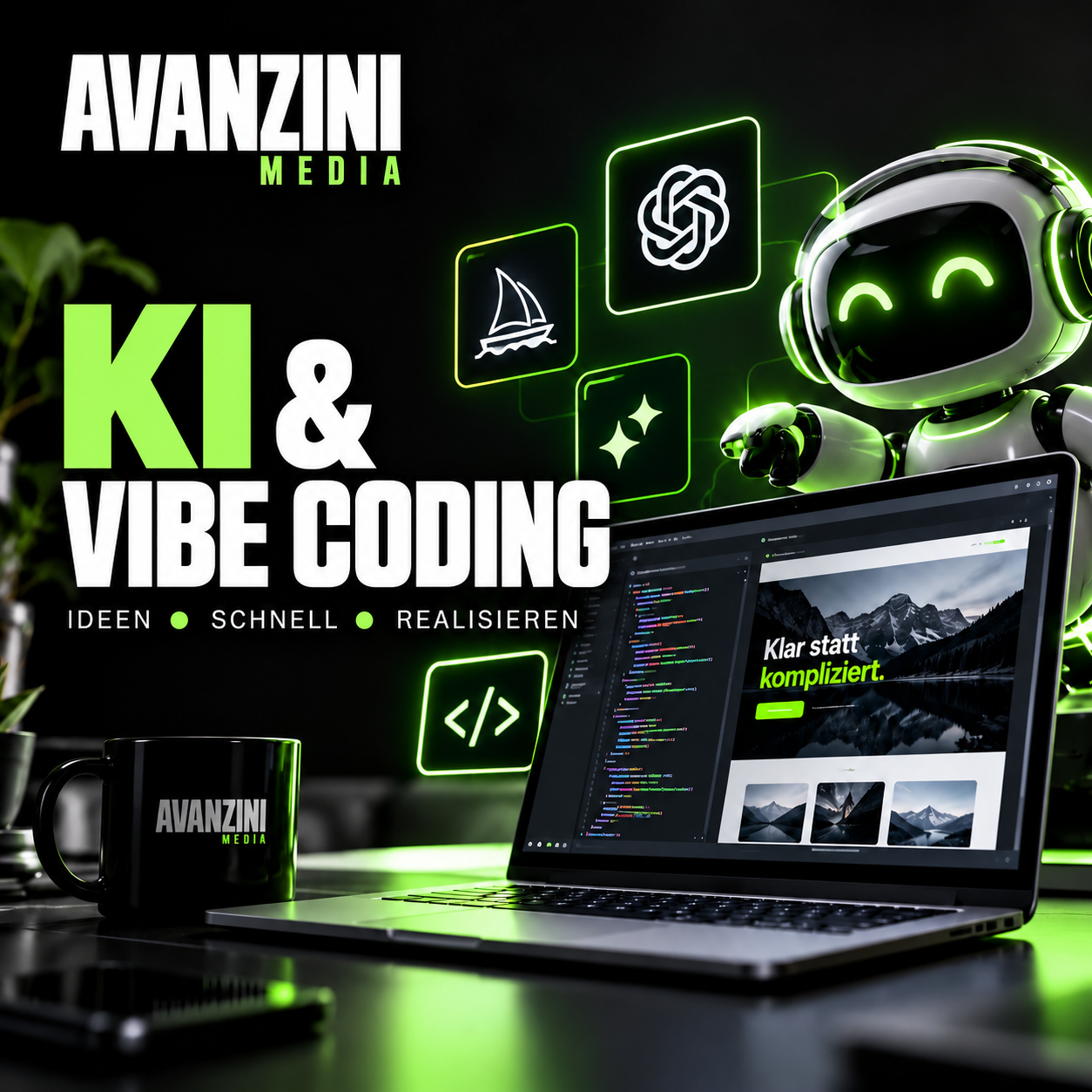KI und Vibe Coding Arbeitsplatz